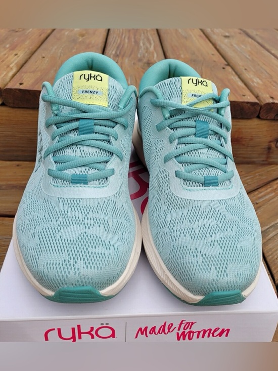 Ryka Shoes - Ryka Frenzy Women's Seafoam Green Lace-Up Athletic Sneakers